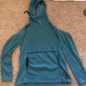 Melanzana Leadville XS Microgrid Hoodie Blue Women’s